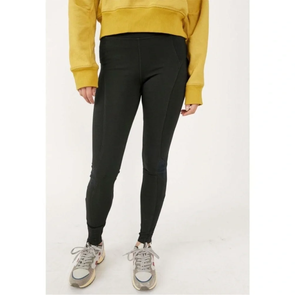 Free People Movement Next Level Jogger-Style Leggings in Black